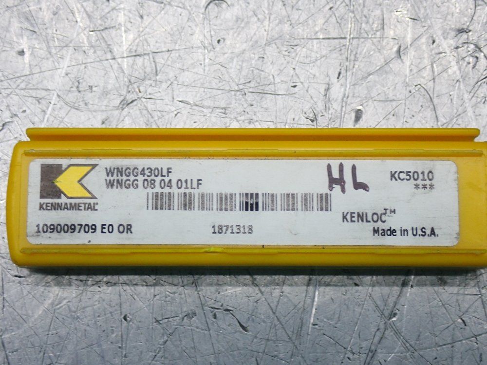 Kennametal Milling Inserts 3 Pkgs - Wngg430lf
