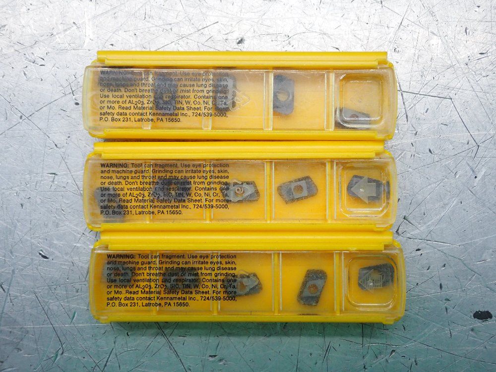 Kennametal Milling Inserts 3 Pkgs - Edct10t320pderld
