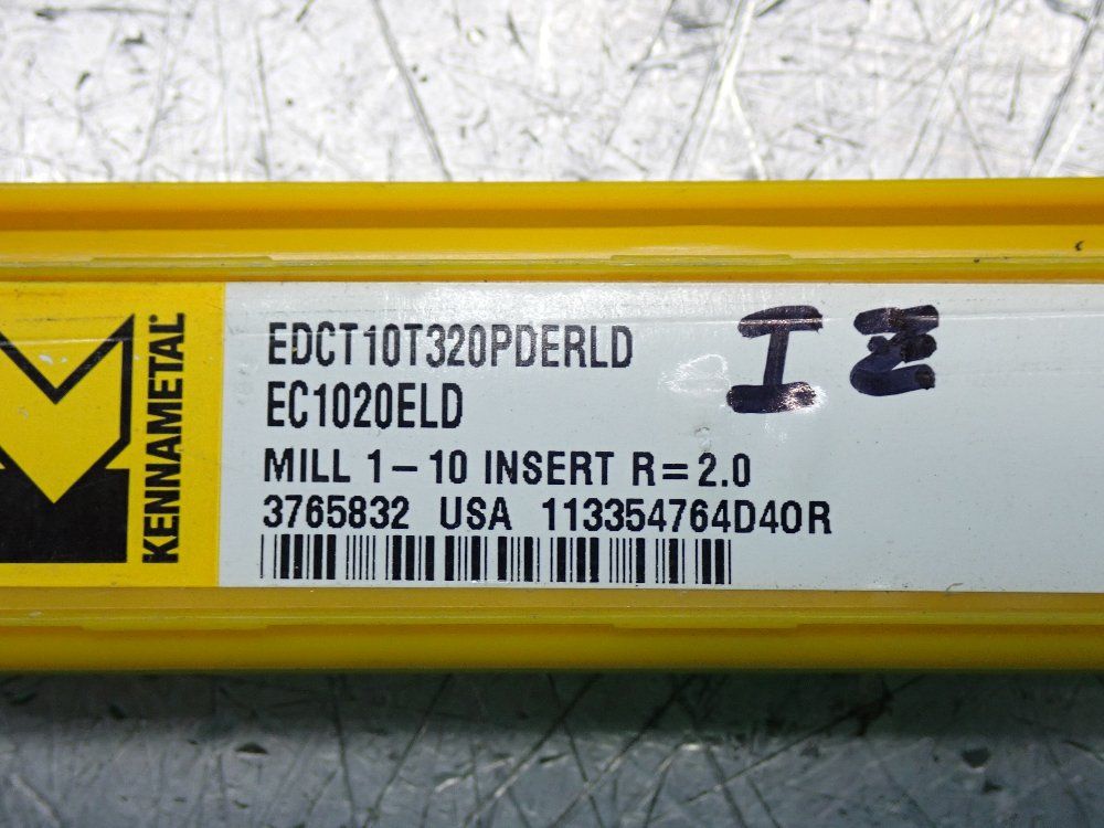 Kennametal Milling Inserts 3 Pkgs - Edct10t320pderld
