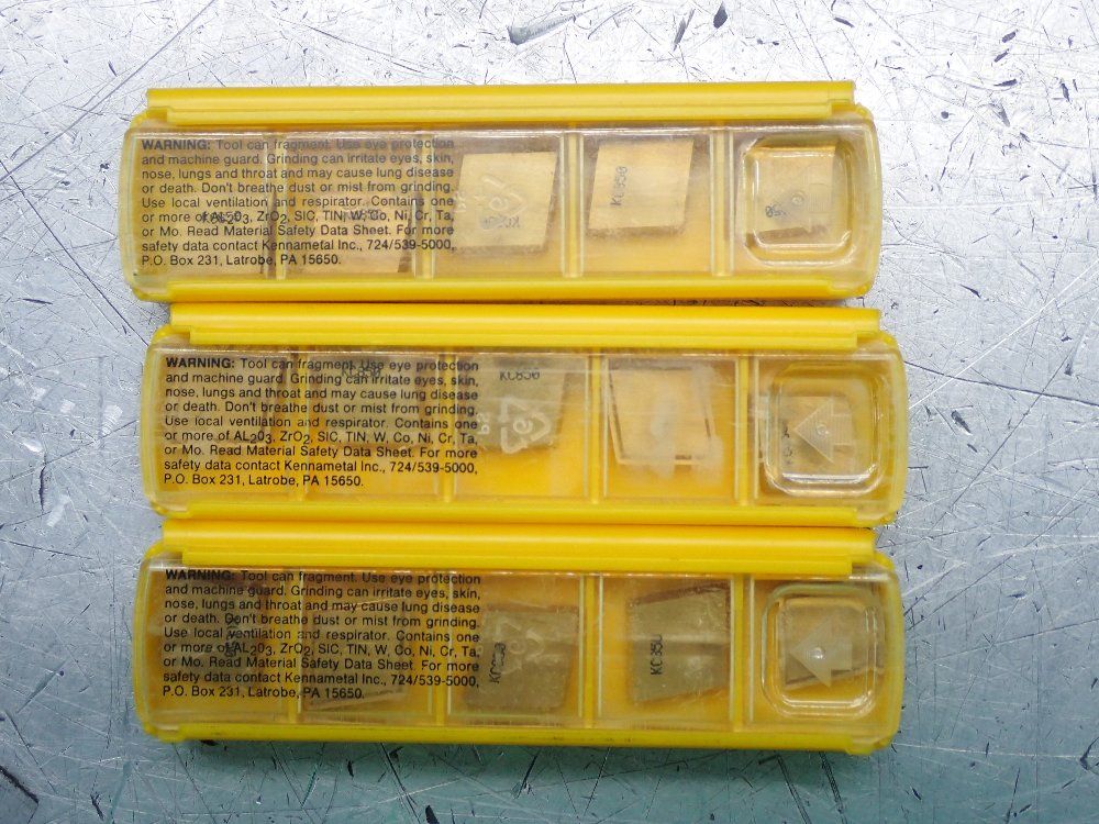 Kennametal Milling Inserts 3 Pkgs - Cpgf422