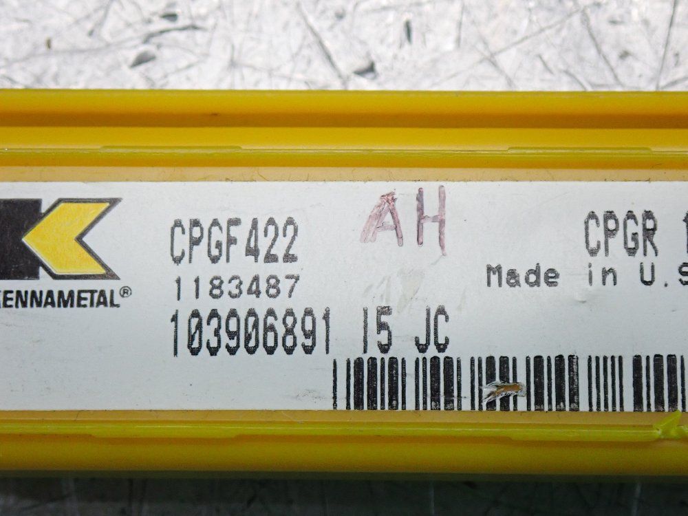 Kennametal Milling Inserts 3 Pkgs - Cpgf422