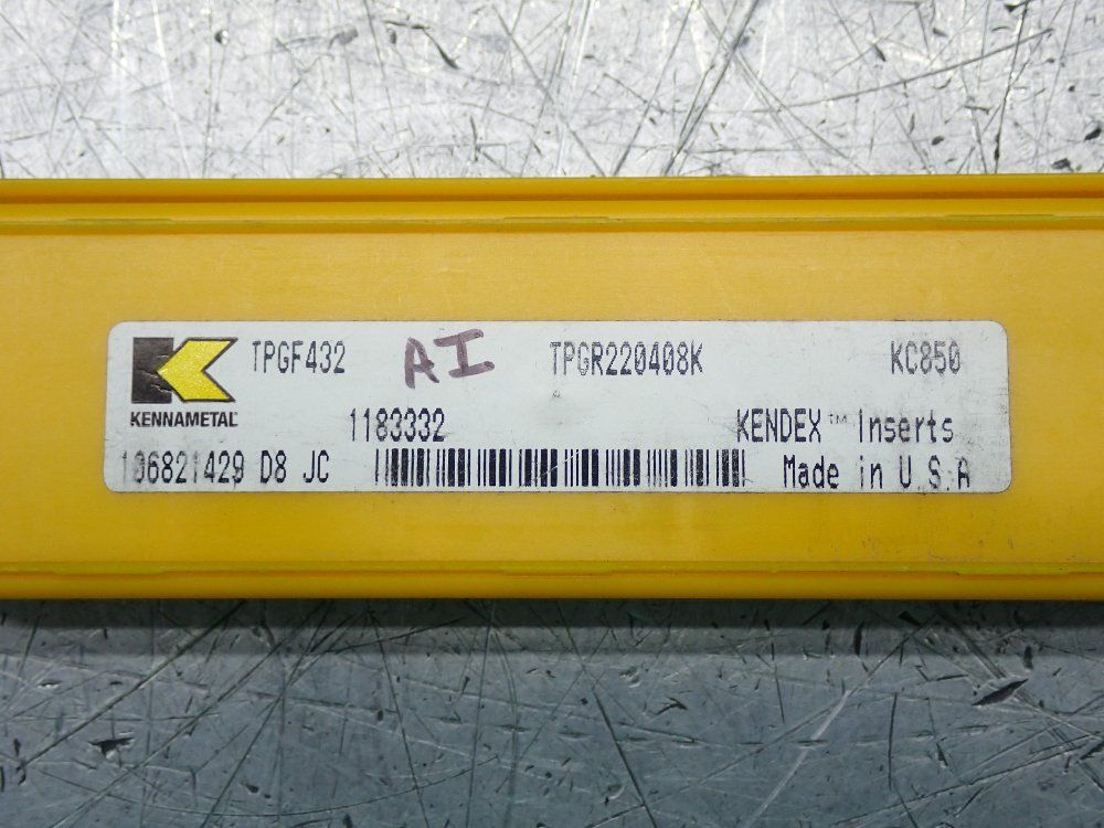 Kennametal Milling Inserts 2 Pkgs - Tpgf432
