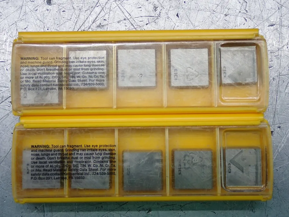 Kennametal Milling Inserts 2 Pkgs - Spgn190412