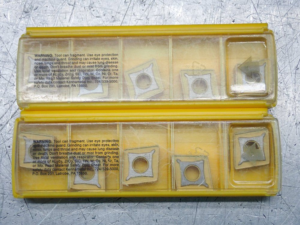 Kennametal Milling Inserts 2 Pkgs - Cnmg160612