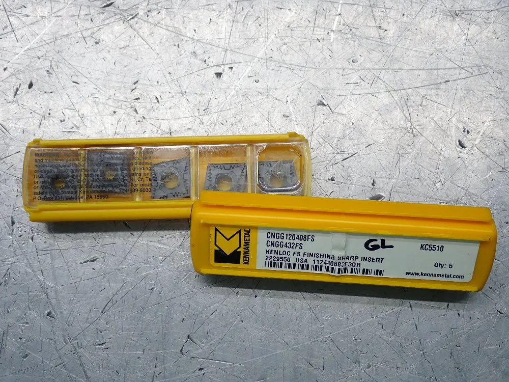 Kennametal Milling Inserts 2 Pkgs - Cngg120408fs