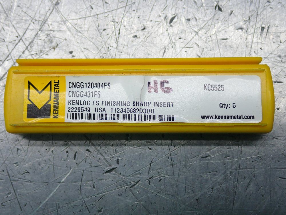 Kennametal Milling Inserts 2 Pkgs - Cngg120408fs