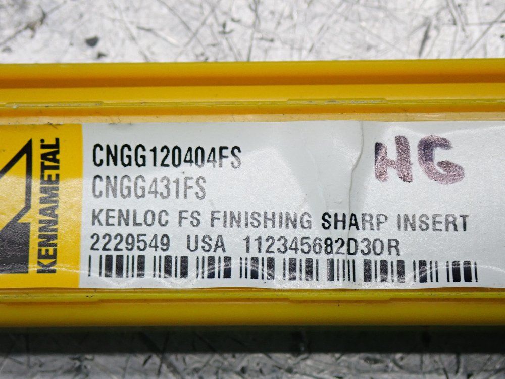 Kennametal Milling Inserts 2 Pkgs - Cngg120408fs