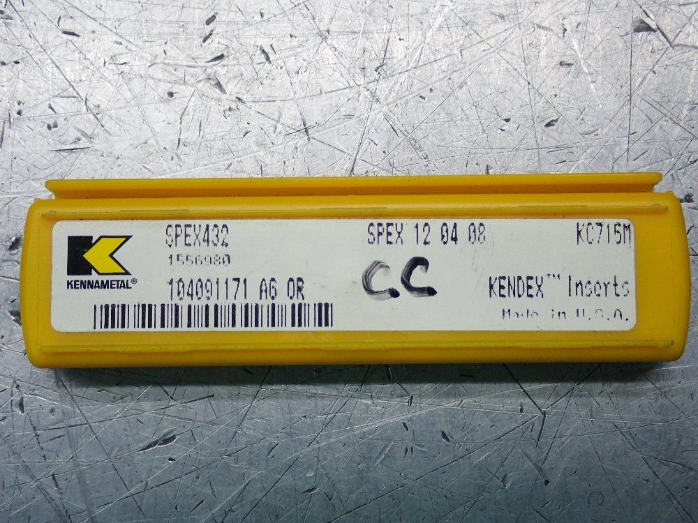 Kennametal Milling Inserts 2 Pkgs - Spex432