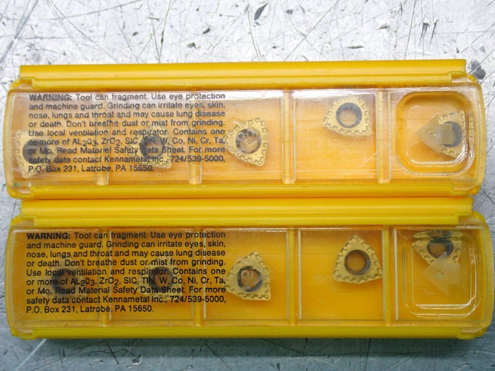 Kennametal Milling Inserts 2 Pkgs - Dft05t308ld