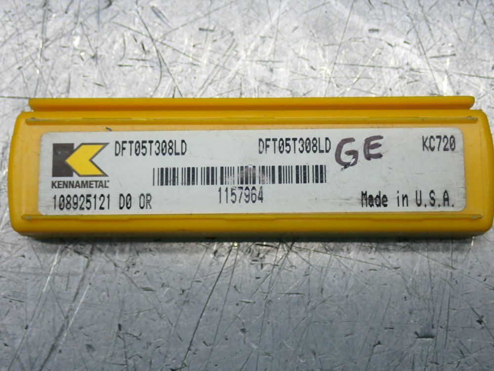 Kennametal Milling Inserts 2 Pkgs - Dft05t308ld
