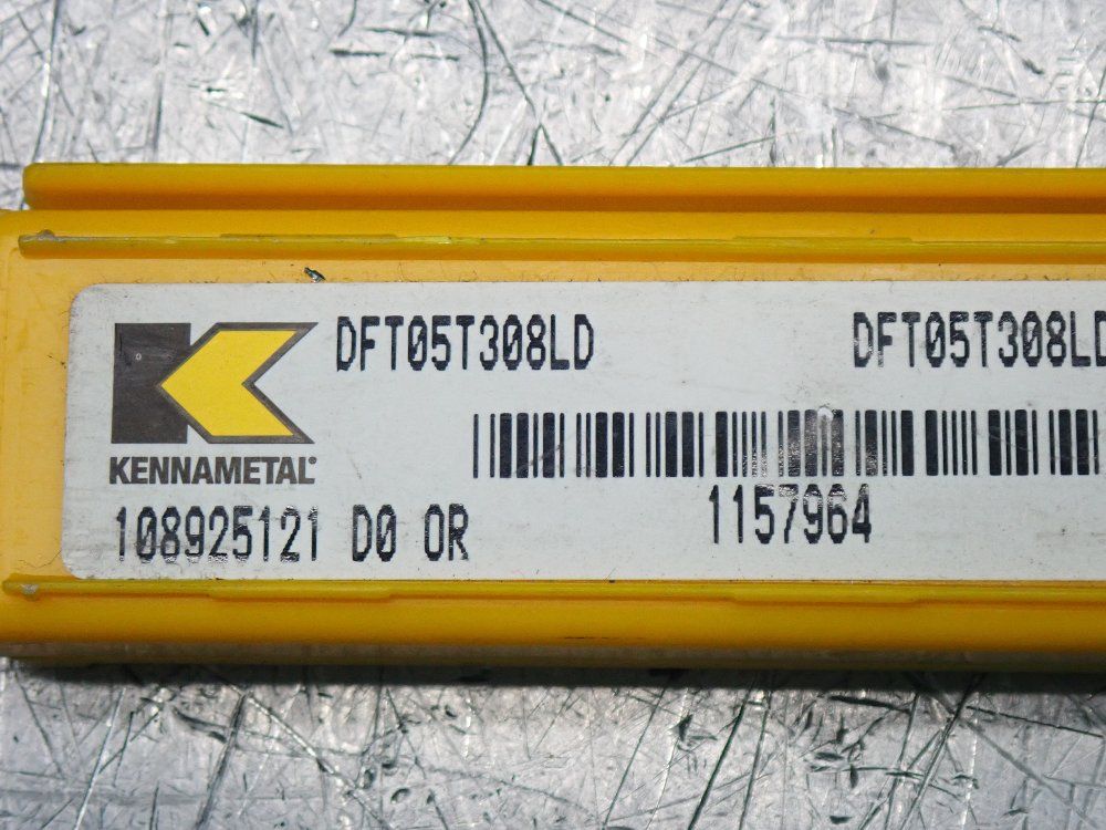 Kennametal Milling Inserts 2 Pkgs - Dft05t308ld