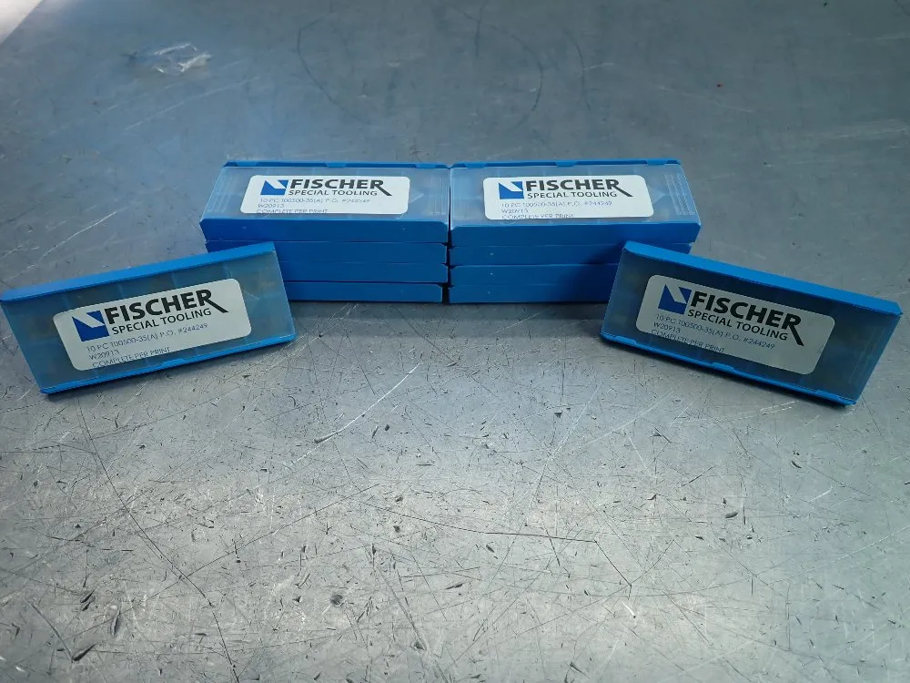 Fischer Special Tooling Milling Inserts 10 Pkgs - T00500-35(a)