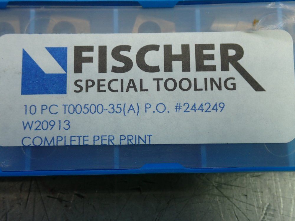 Fischer Special Tooling Milling Inserts 9 Pkgs - T00500-35(a)