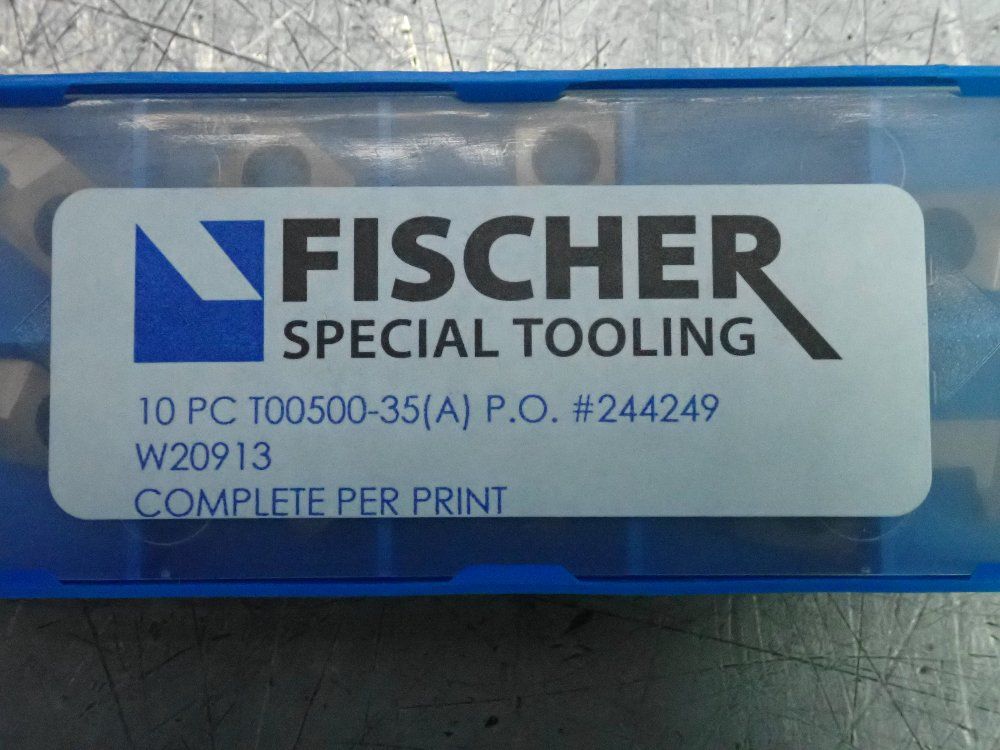 Fischer Special Tooling Milling Inserts 10 Pkgs - T00500-35(a)