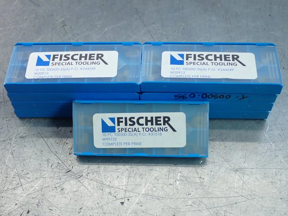 Fischer Special Tooling Milling Inserts 9 Pkgs - T00500-35(a)