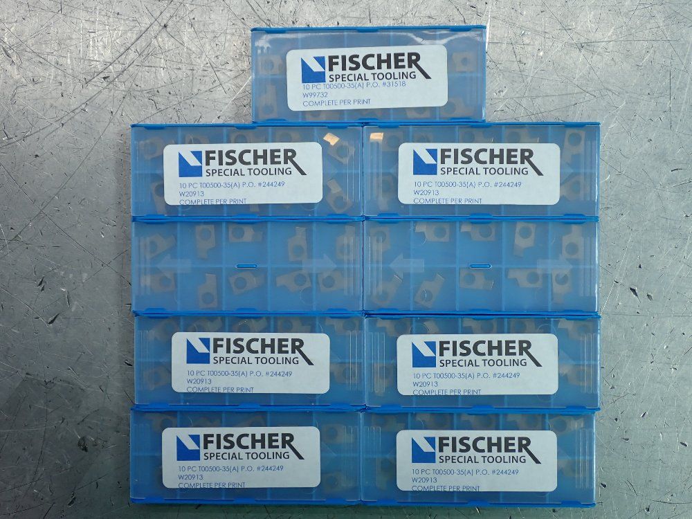 Fischer Special Tooling Milling Inserts 9 Pkgs - T00500-35(a)