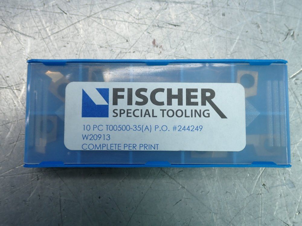 Fischer Special Tooling Milling Inserts 9 Pkgs - T00500-35(a)