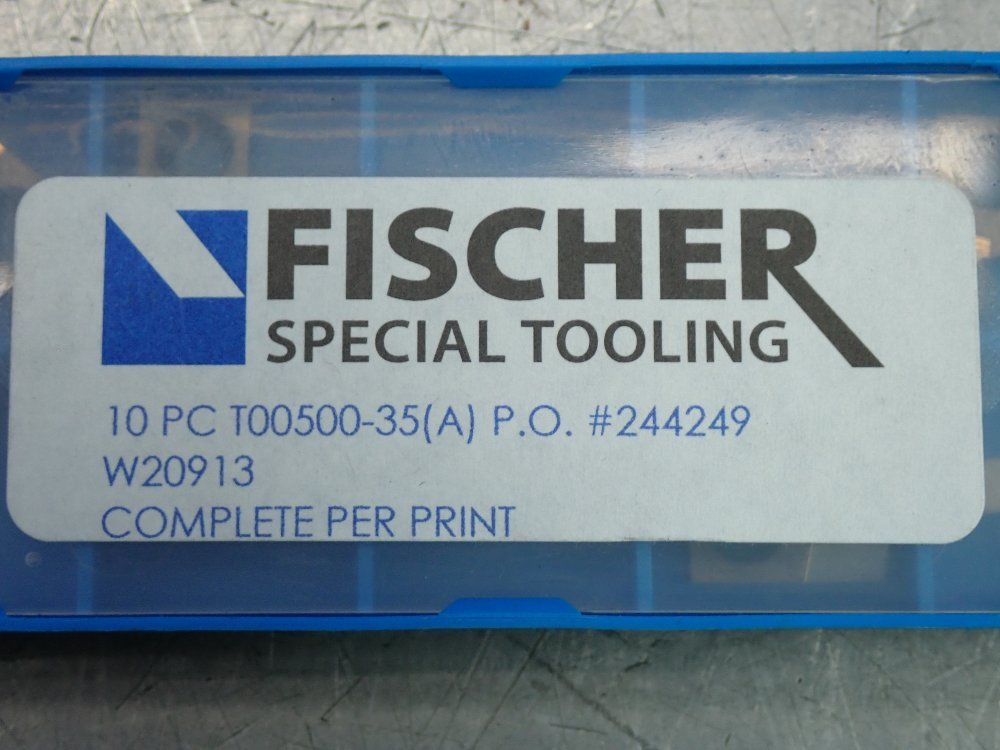 Fischer Special Tooling Milling Inserts 9 Pkgs - T00500-35(a)