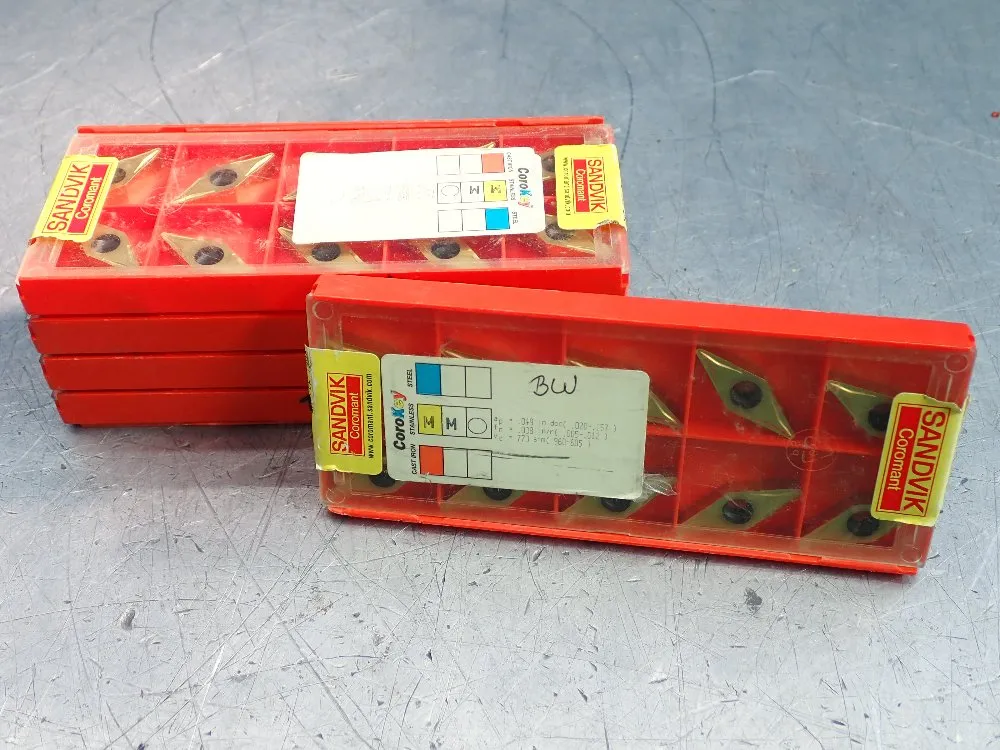 Sandvik Coromant Milling Inserts 5 Pkgs - Vbmt 16 04 08-um