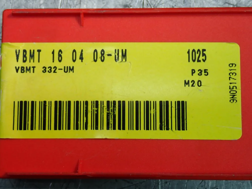 Sandvik Coromant Milling Inserts 5 Pkgs - Vbmt 16 04 08-um