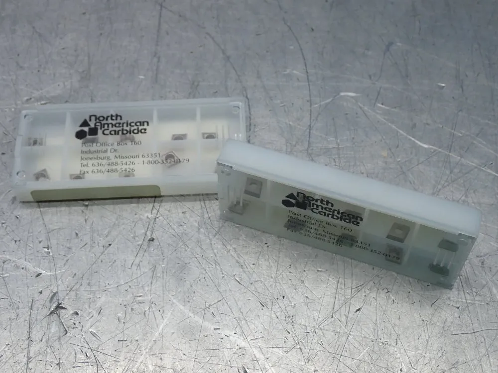 North American Carbide Milling Inserts 2 Pkgs - Cpgt21.50.5f/23