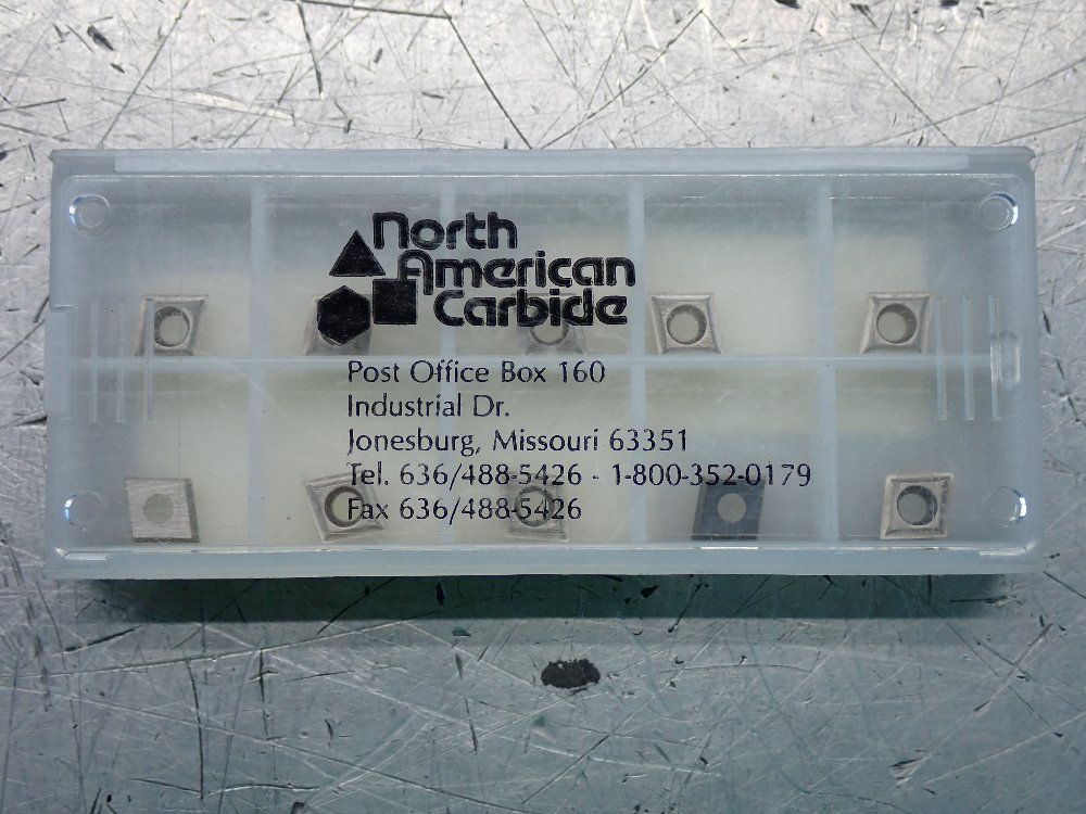 North American Carbide Milling Inserts 2 Pkgs - Cpgt21.50.5f/23
