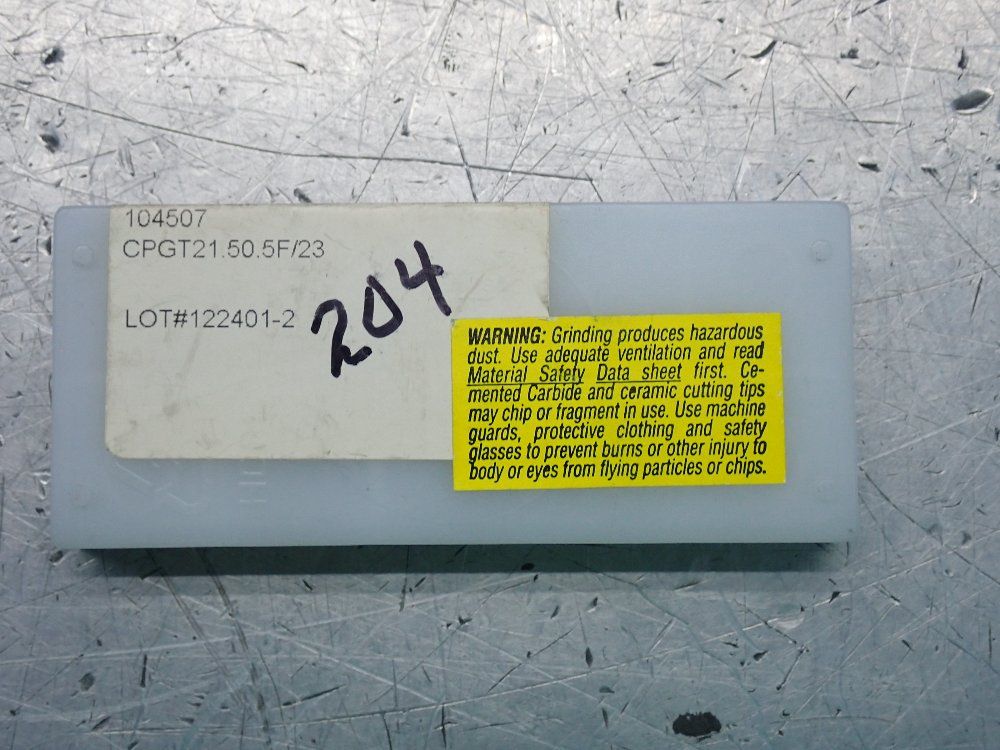 North American Carbide Milling Inserts 2 Pkgs - Cpgt21.50.5f/23