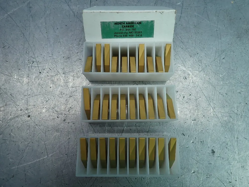 North American Carbide Milling Inserts 3 Pkgs - Vnmg432a