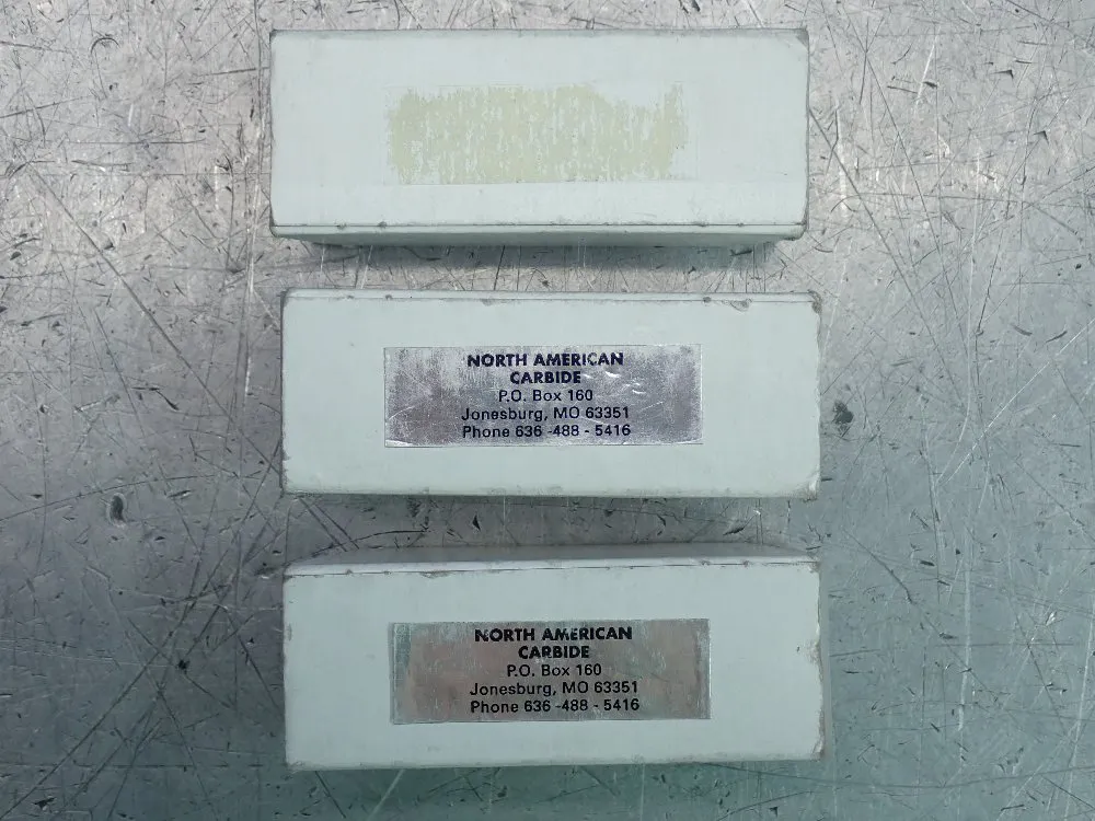 North American Carbide Milling Inserts 3 Pkgs - Vnmg432a