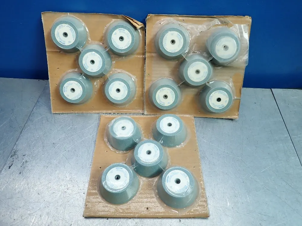 Norton 3/2-1/4x1-1/4x3/8 Grinding Wheels 3 Pkgs - 39c100-ivk