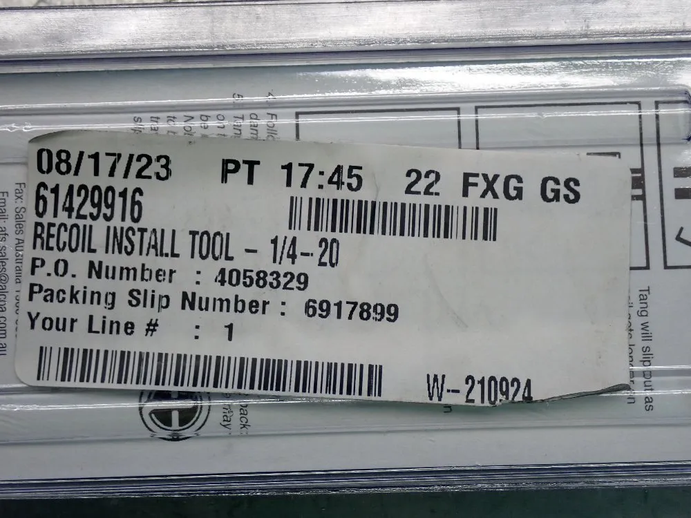 Recoil Insert Installation Tool 3 Pkgs - 50188-0