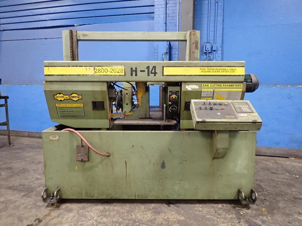 Hyd-mech 17 1/2" X 14" Horizontal Band Saw - H+14