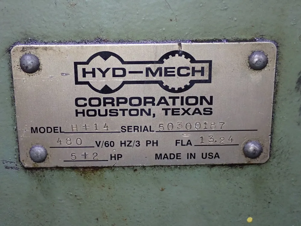 Hyd-mech 17 1/2" X 14" Horizontal Band Saw - H+14