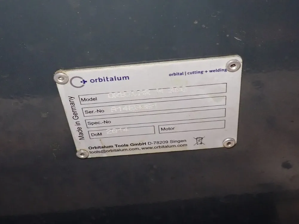 Orbitalum 300 Amps Welder - Orbimat 300 Ca