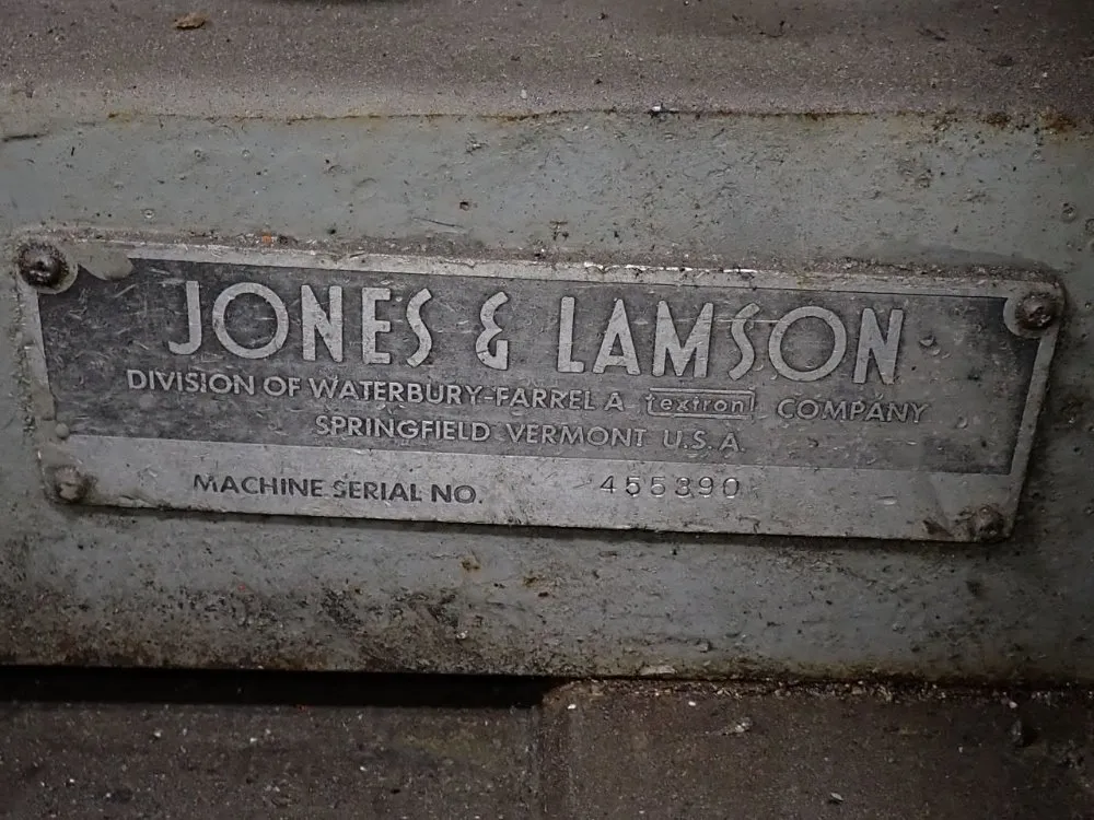 Jones & Lamson 7"x8" Lathe - 6
