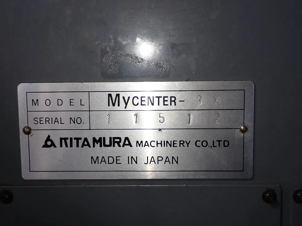 Kitamura 16" X 35" Cnc Vmc - Mycenter 3x
