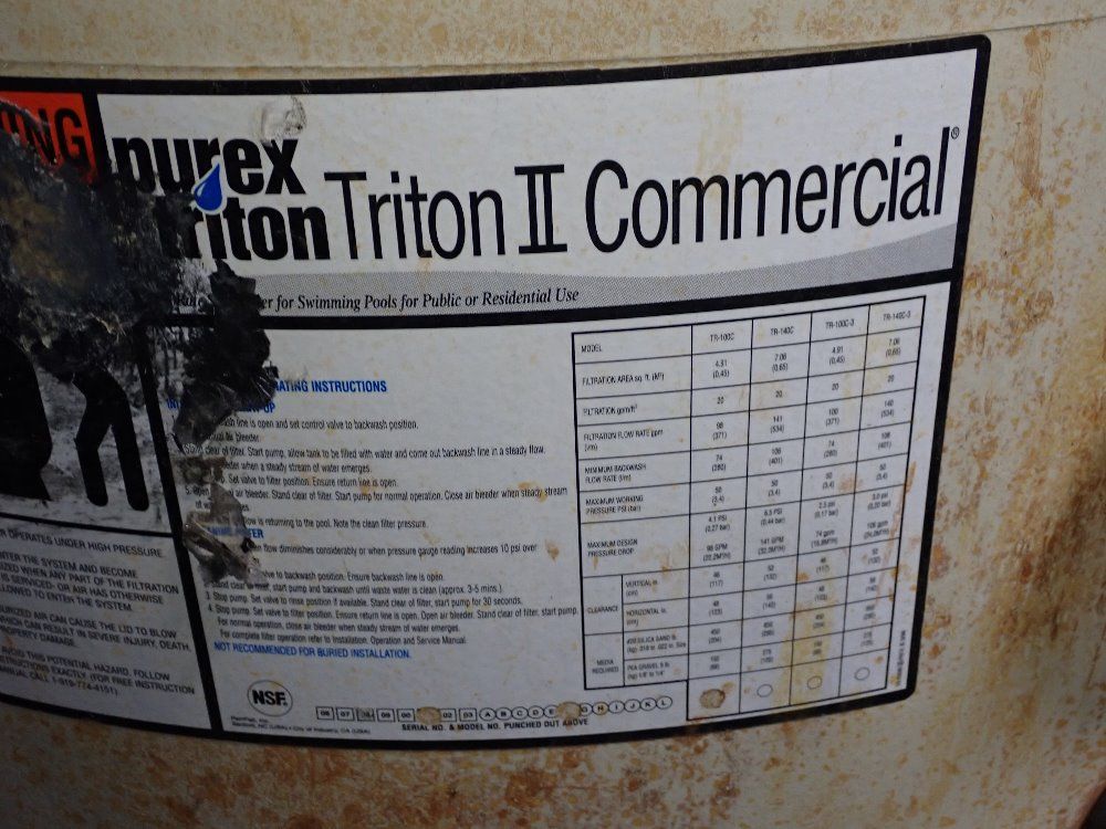 Purex Trion Sand Filter - Tr-100c