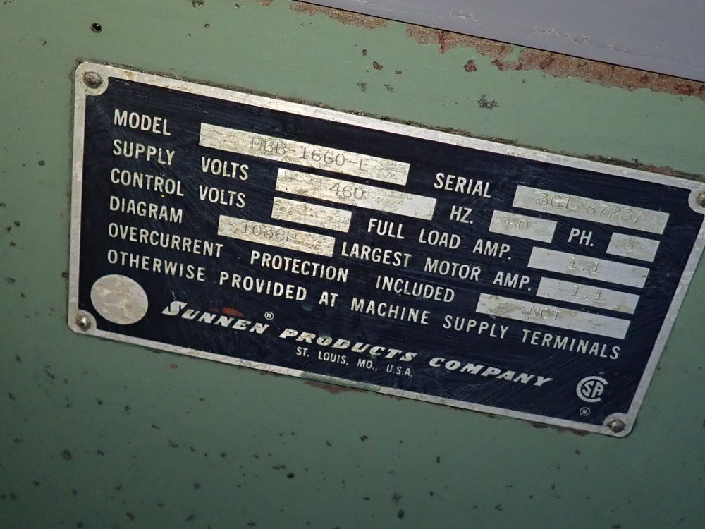 Sunnen Hone - Mbb-1660-e