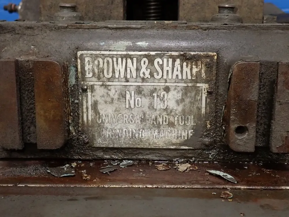 Brown & Sharp 36"x4 1/2" Tool Grinder - 13