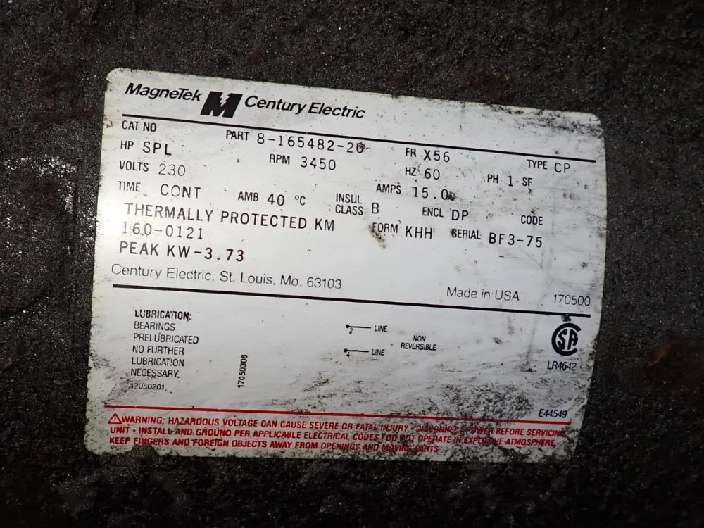 Sanborn Air Compressor - C500b60v