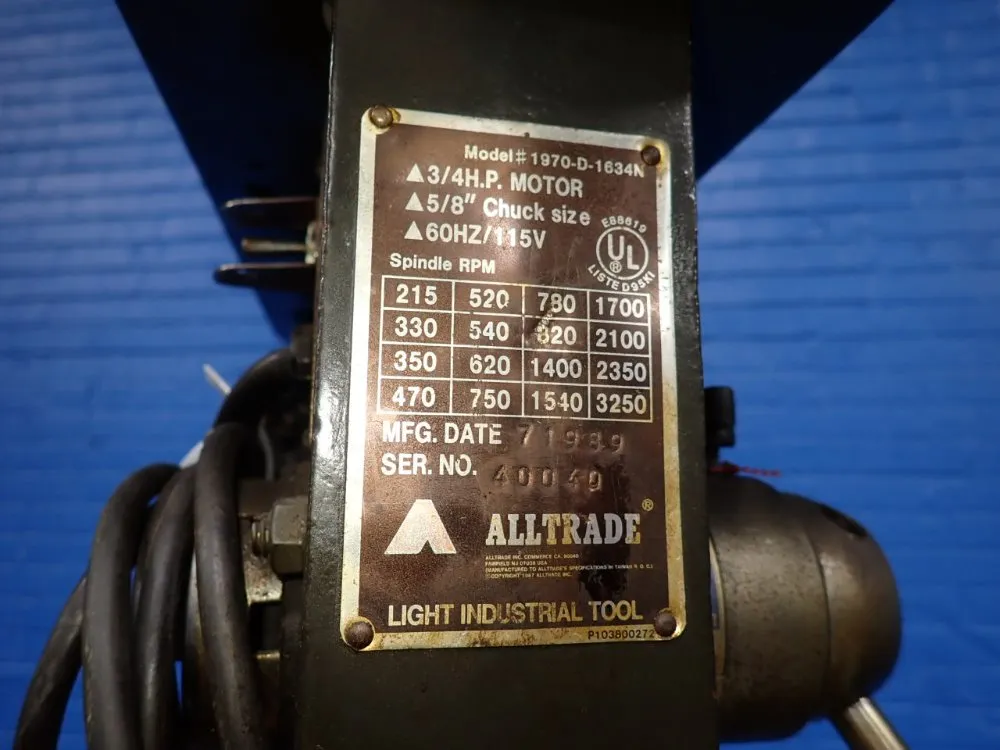 All Trade 13" Drill Press - 1970-d-16341u