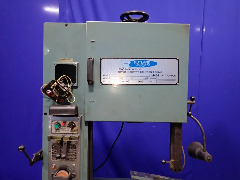 Rutland Tool & Supply Co 18" Vertical Bandsaw