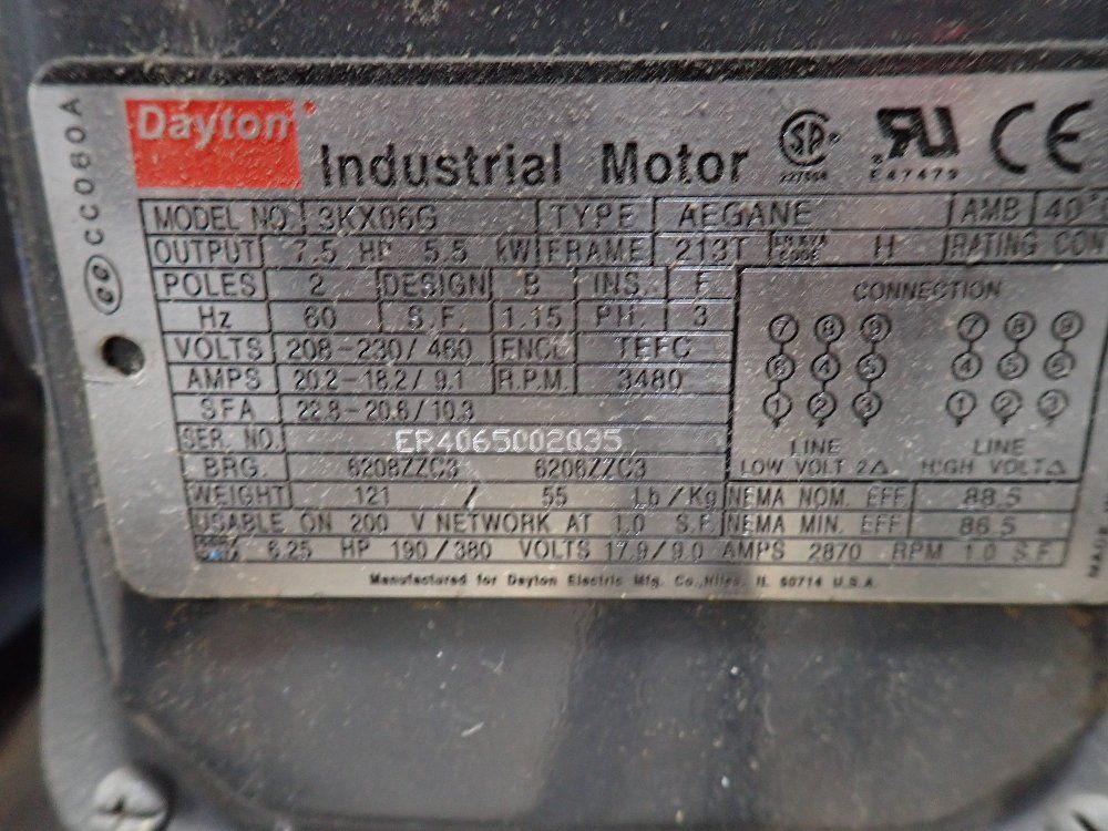 Dayton Electric Mfg Blower - 3c106b