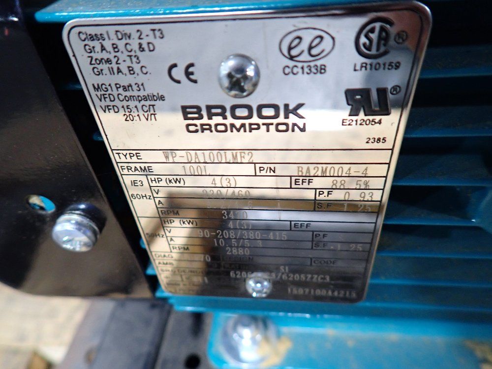 Brook Compton/tawi 4 Hp Regenerative Blower - 10950