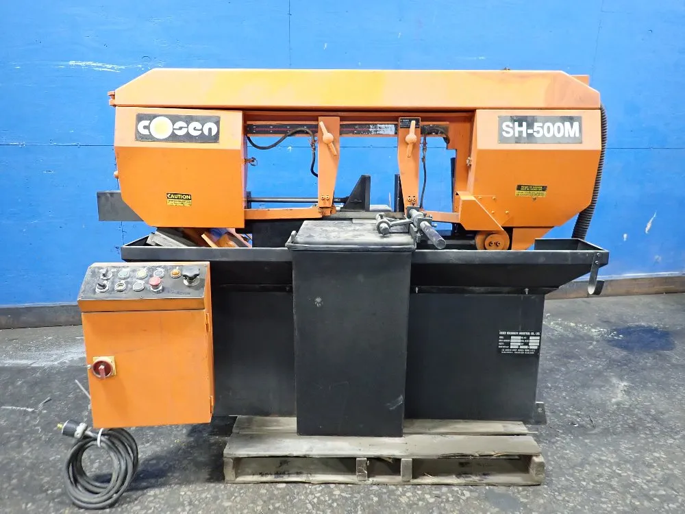 Cosen 13 1/2" X 25" Horizontal Band Saw - Sh-500m