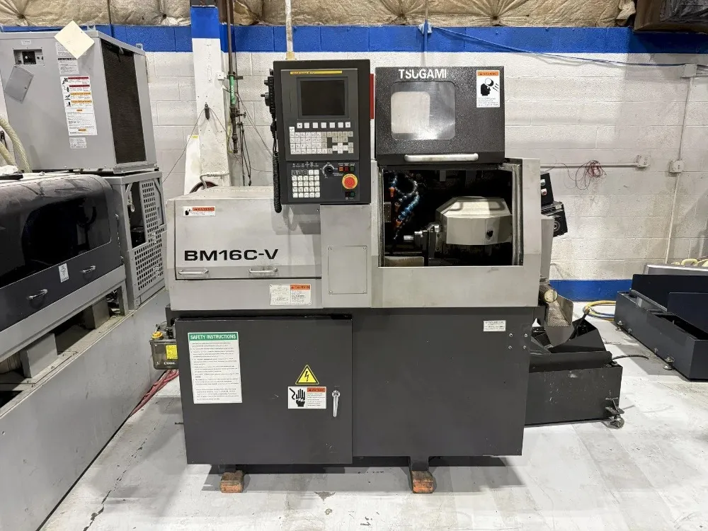 Tsugami Cnc Automatic Swiss Cnc Lathe - Bm16c-v