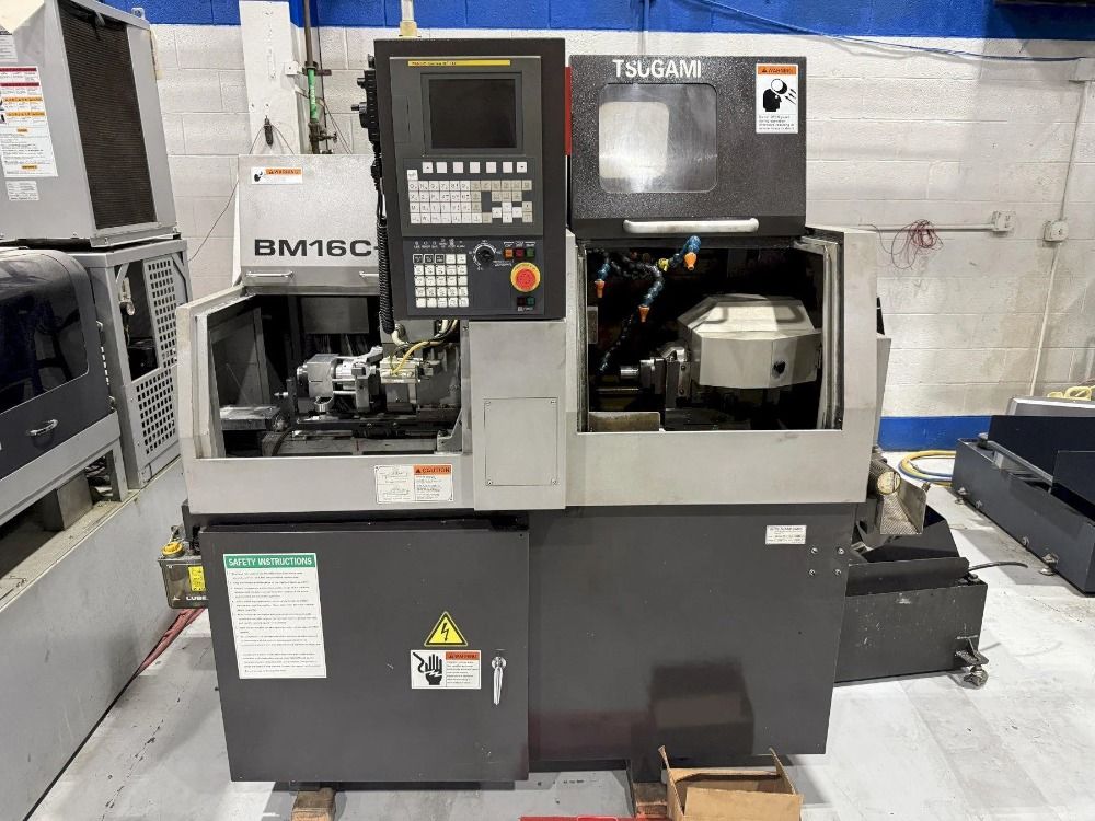 Tsugami Cnc Automatic Swiss Cnc Lathe - Bm16c-v