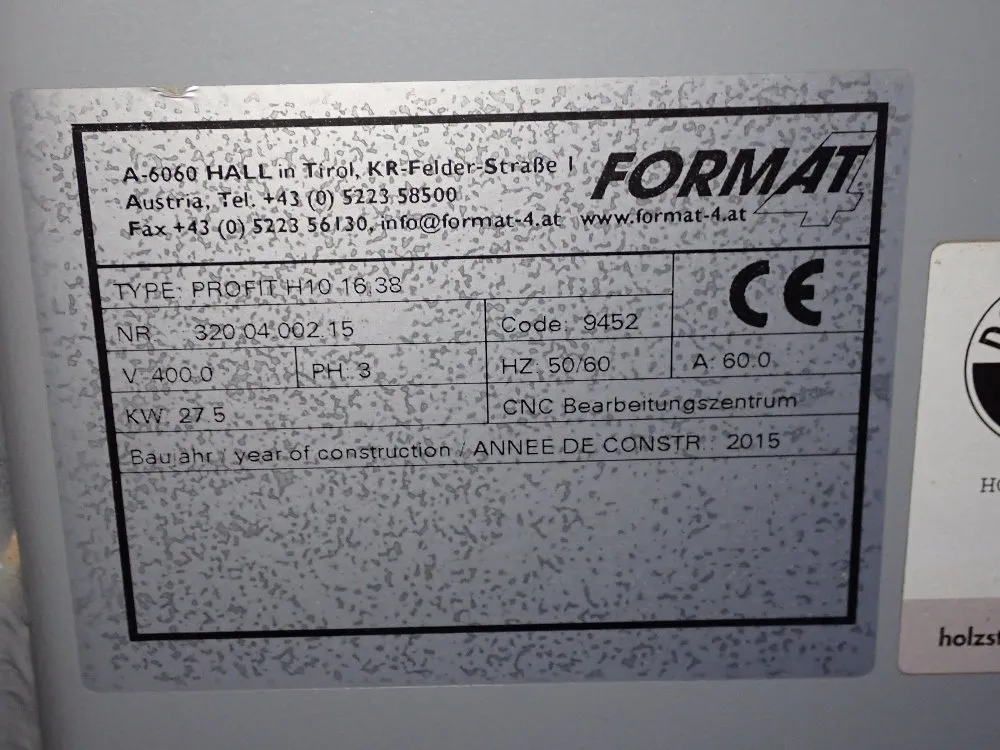 Format 61" X 149" Cnc Router - Profit H10 1638