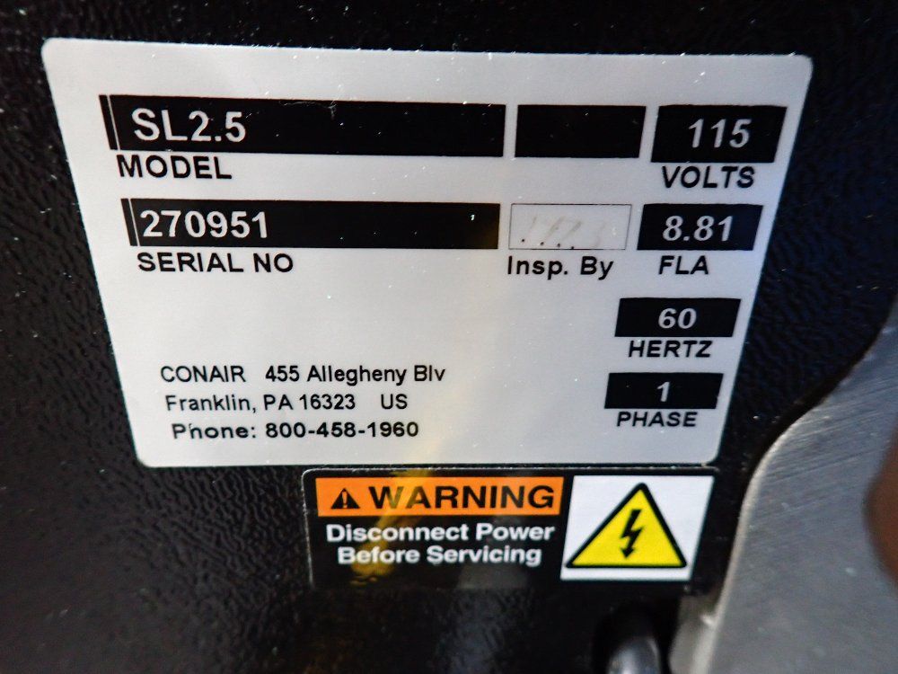 Conair Resin Dryer - Sl 2.5