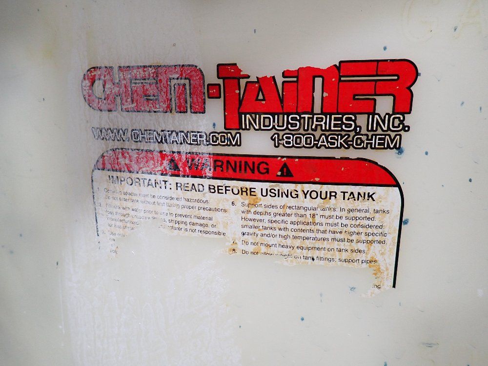 Chem Tainer 560 Gallons Plastic Tank